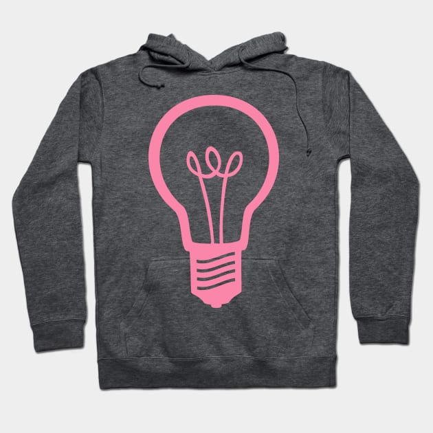 Pink Light Bulb Hoodie by XOOXOO